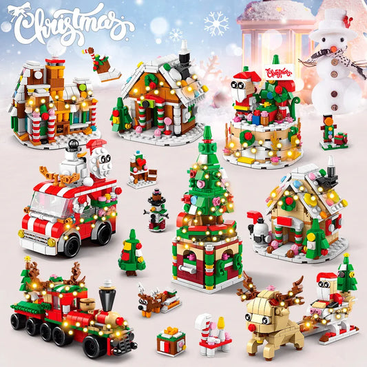 Christmas Building Blocks Set - The Toy Craze