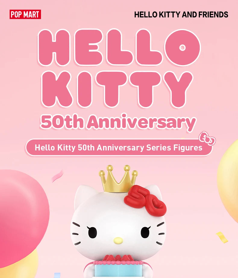 Sanrio Characters Hello Kitty 50th Anniversary Series Mystery Box - The Toy Craze