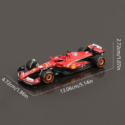 F1 2024 Scuderia Ferrari Racing SF24 1:43 Scale Model - The Toy Craze